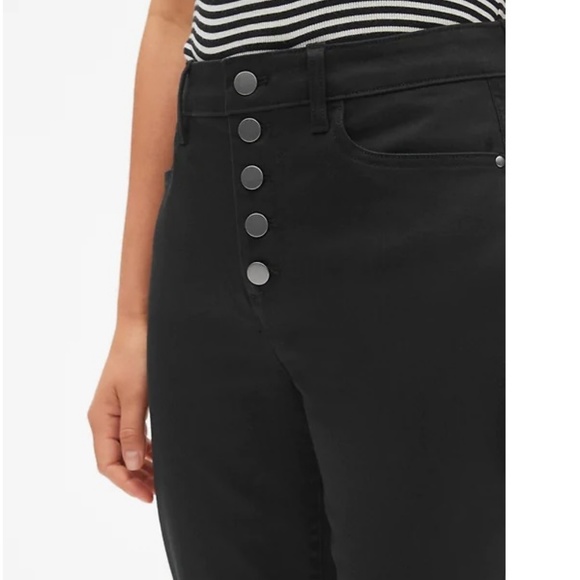 NWT Gap High Rise Crop Kick Pants 6 Blue c661 - Picture 3 of 6